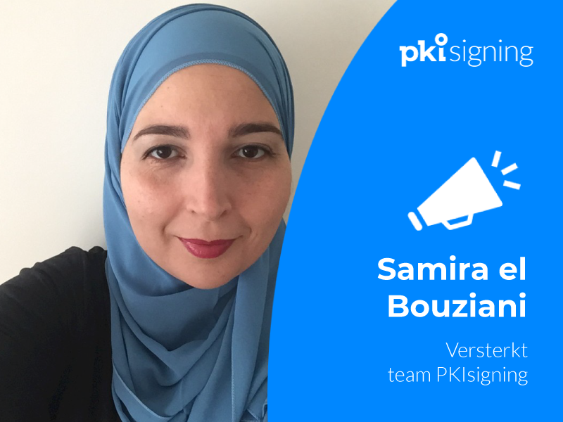 Samira el Bouziani versterkt team PKIsigning