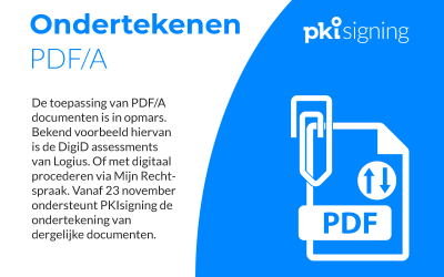 PKIsigning maakt ondertekening van PDF/A mogelijk