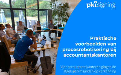 Praktische voorbeelden van procesrobotisering bij accountantskantoren