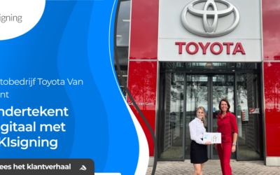 Autobedrijf Toyota Van Gent ondertekent digitaal met PKIsigning