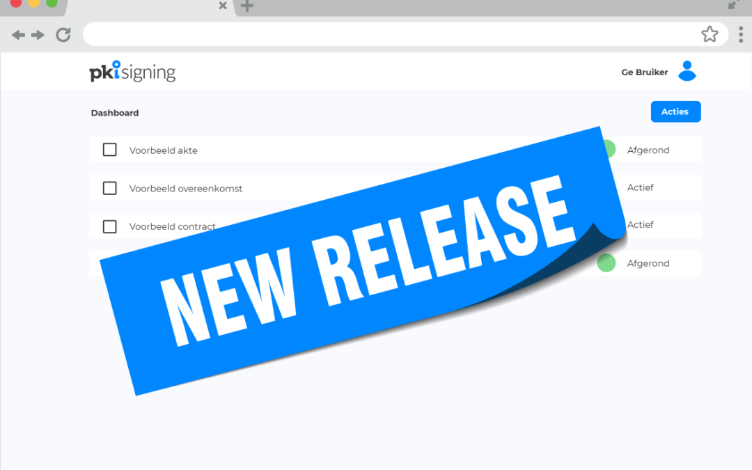 Nieuwe software update: Verbeteringen en nieuwe functionaliteiten