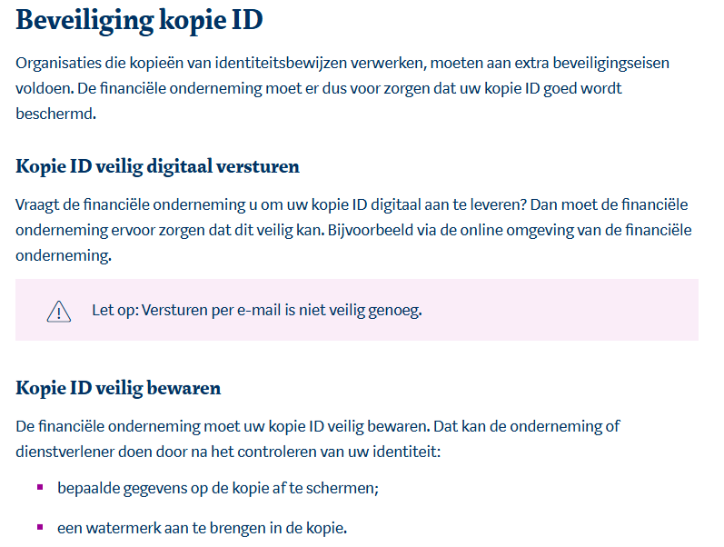 Afbeelding Autoriteit Persoonsgegevens - Email niet veilig genoeg